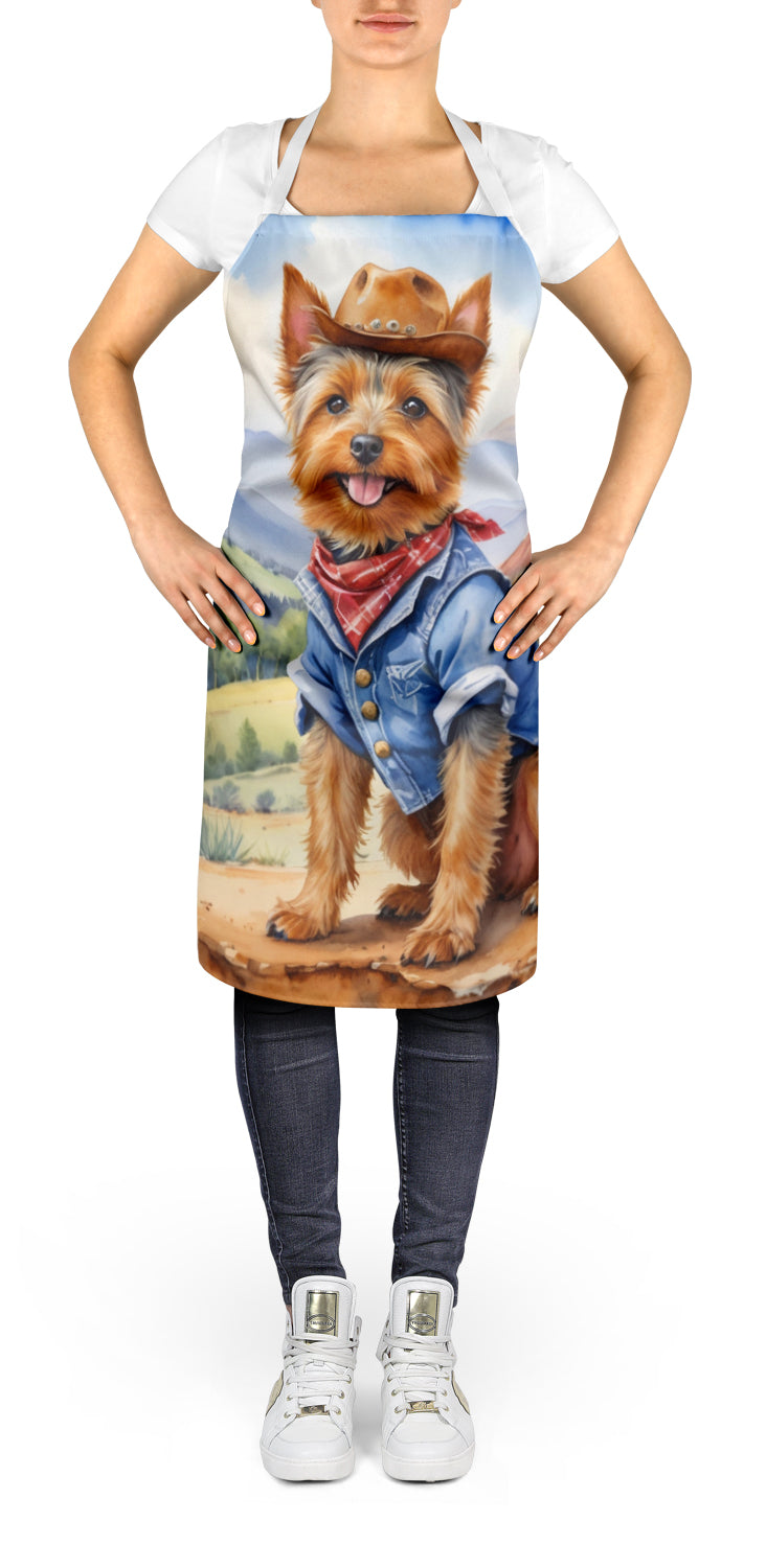 Australian Terrier Cowboy Welcome Apron