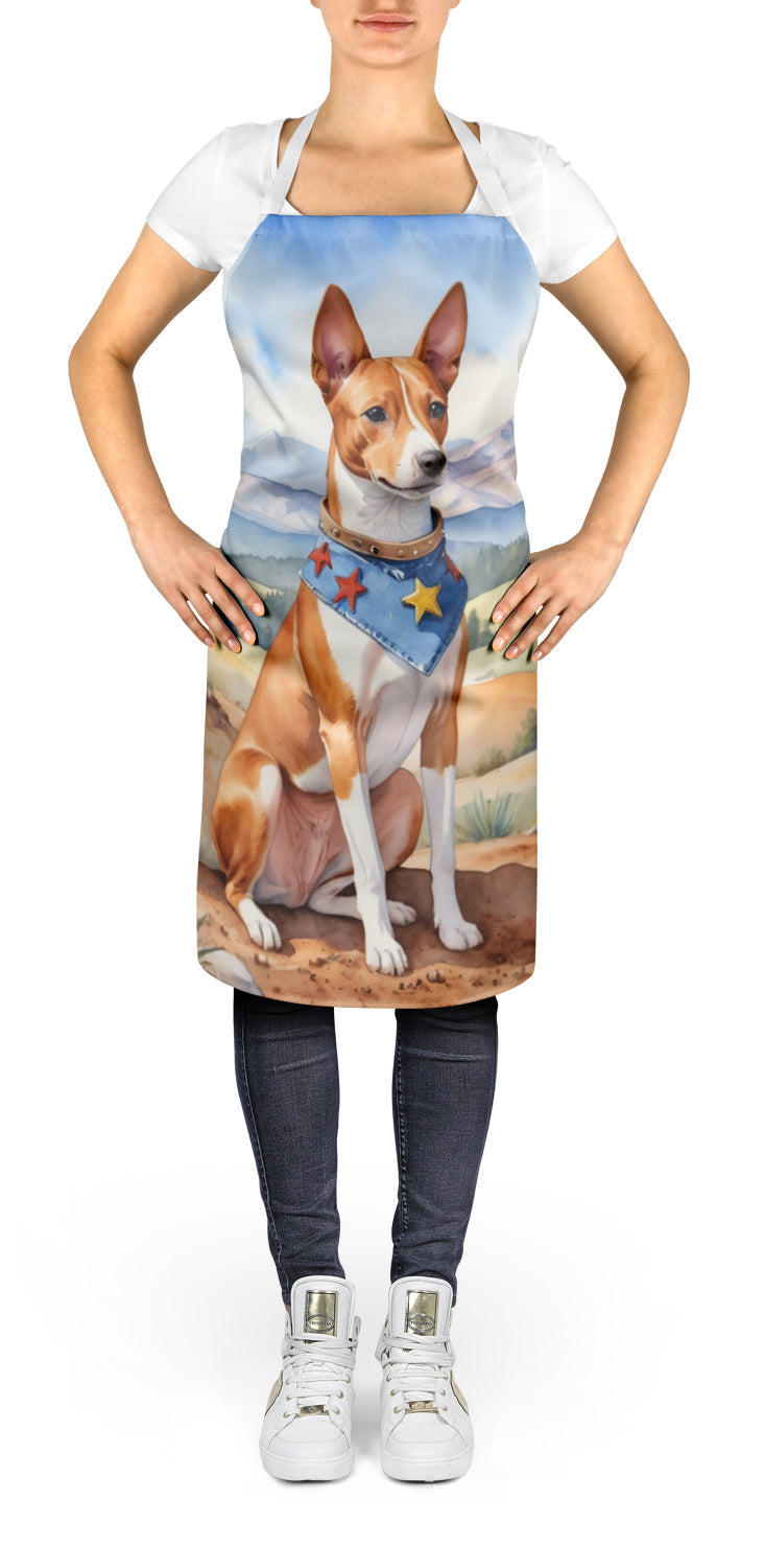 Basenji Cowboy Welcome Apron