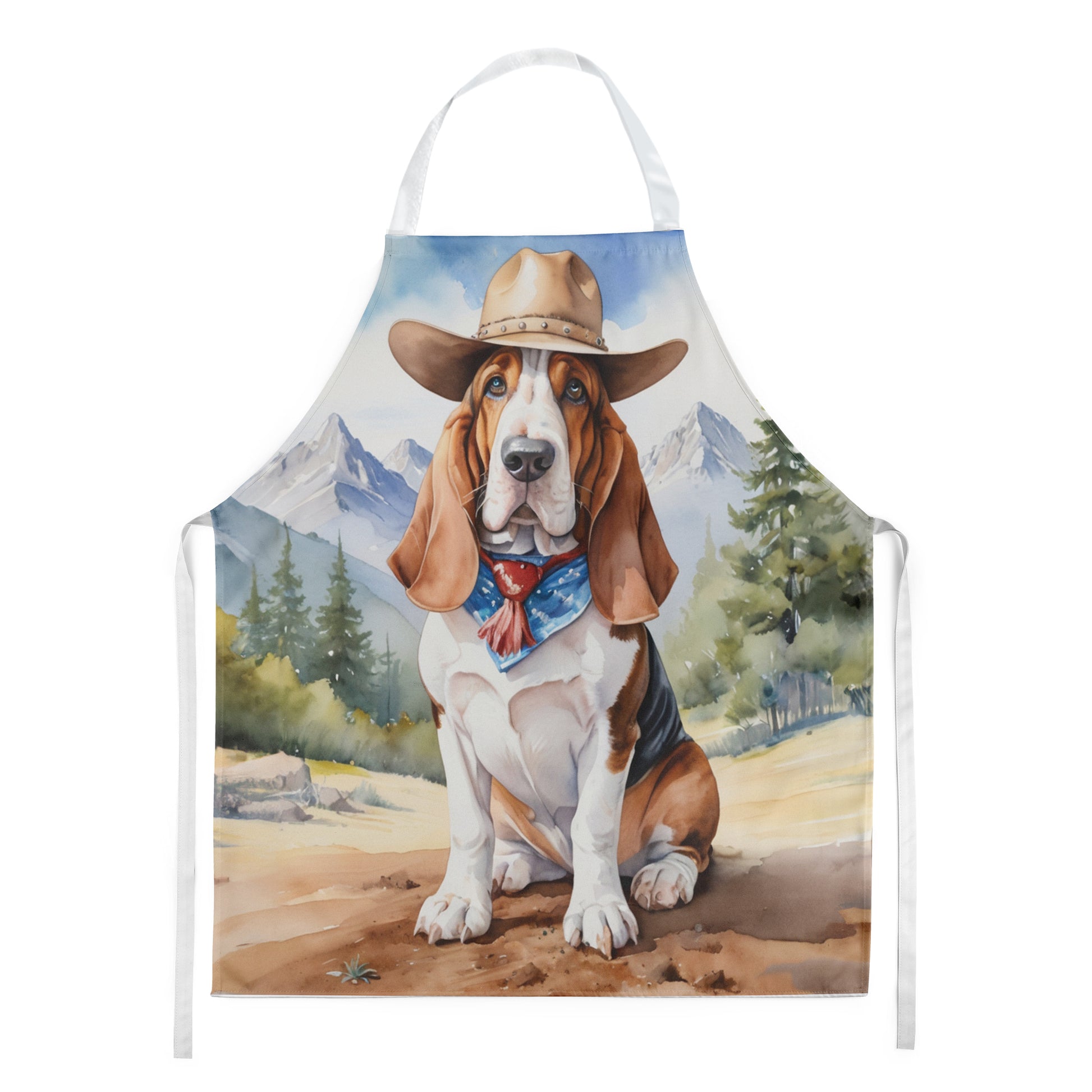 Buy this Basset Hound Cowboy Welcome Apron