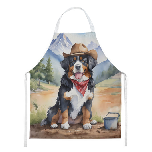 Buy this Bernese Mountain Dog Cowboy Welcome Apron