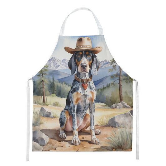 Buy this Bluetick Coonhound Cowboy Welcome Apron