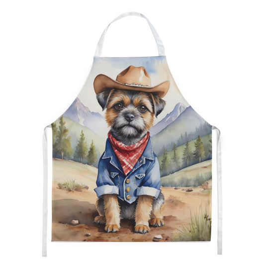 Buy this Border Terrier Cowboy Welcome Apron