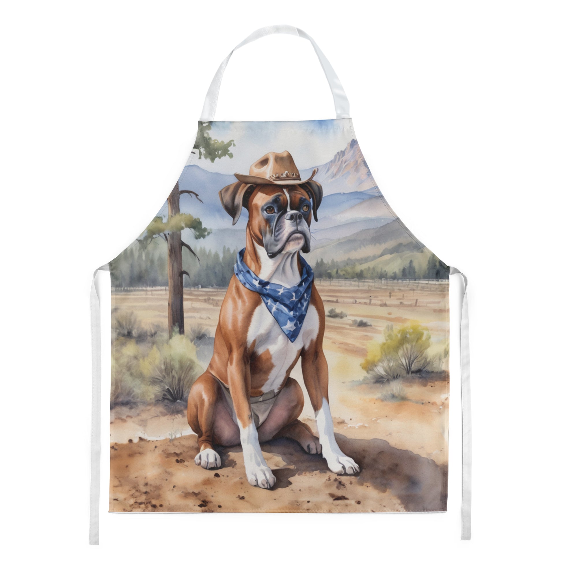 Buy this Boxer Cowboy Welcome Apron