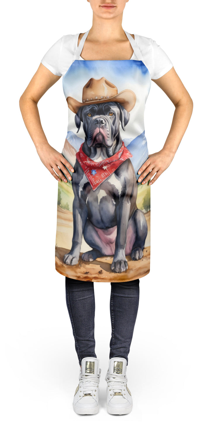 Cane Corso Cowboy Welcome Apron