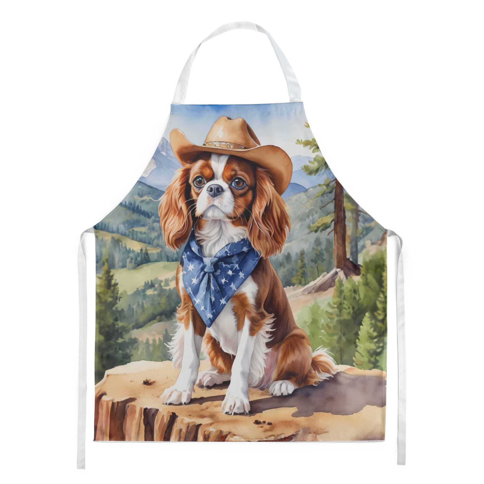 Buy this Cavalier Spaniel Cowboy Welcome Apron