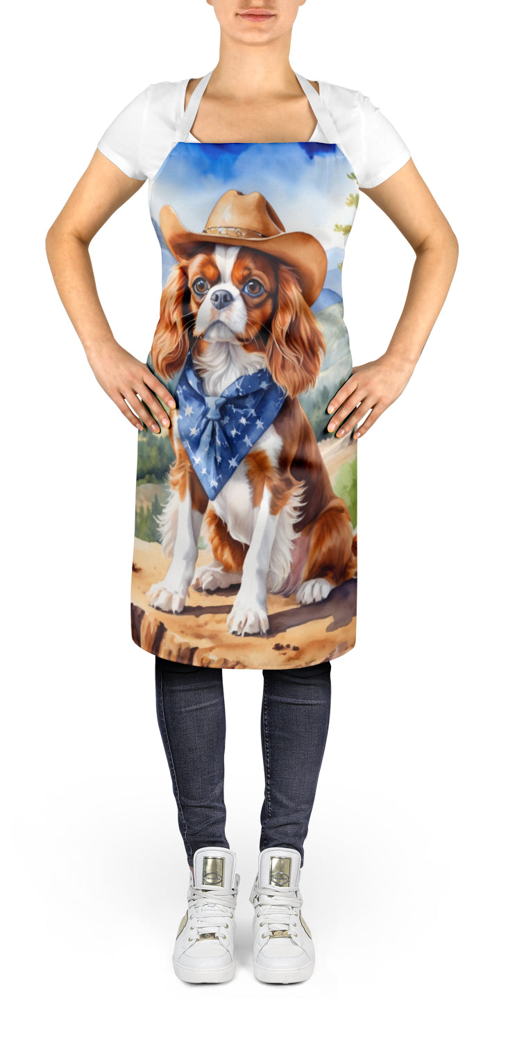 Cavalier Spaniel Cowboy Welcome Apron