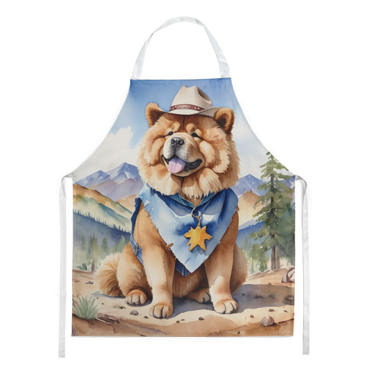 Buy this Chow Chow Cowboy Welcome Apron