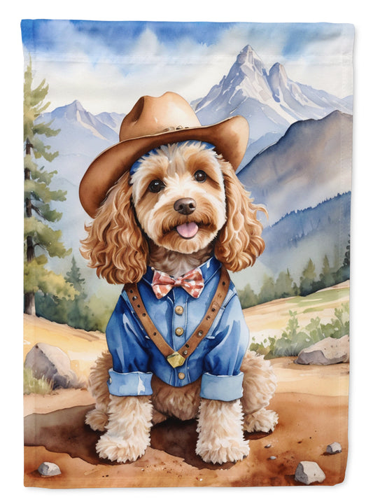 Buy this Cockapoo Cowboy Welcome House Flag