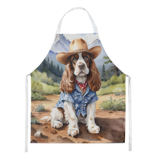 Buy this Cocker Spaniel Cowboy Welcome Apron