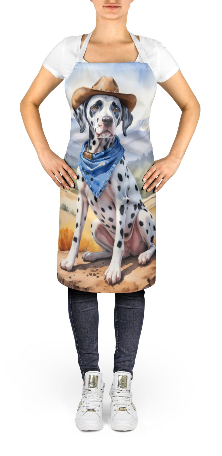 Dalmatian Cowboy Welcome Apron