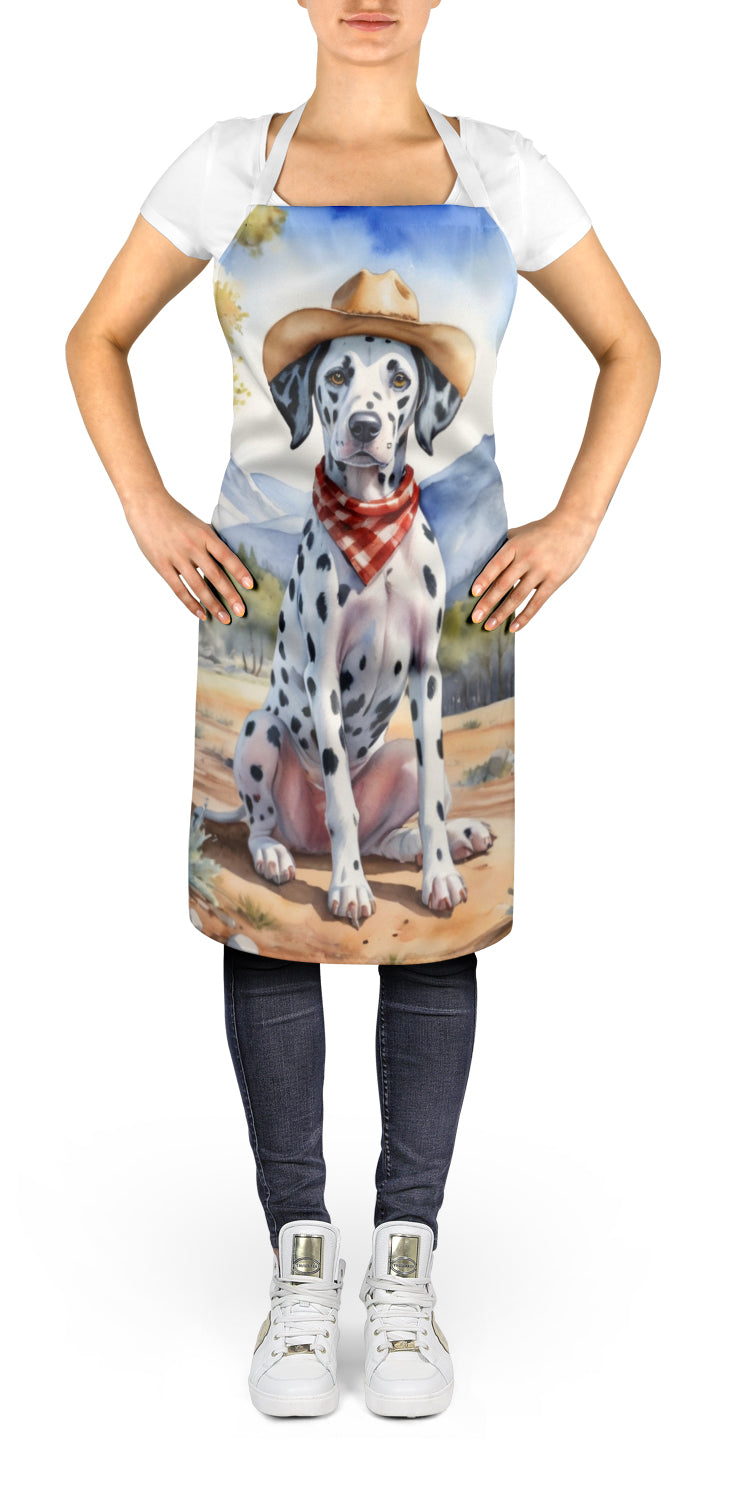 Dalmatian Cowboy Welcome Apron