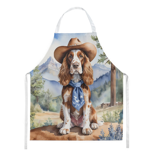 Buy this English Cocker Spaniel Cowboy Welcome Apron