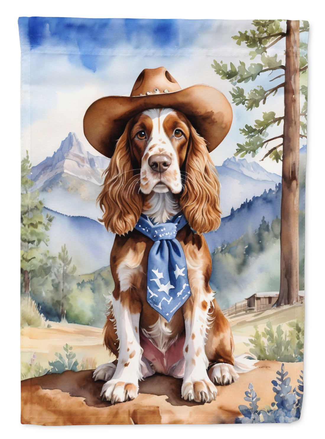 Buy this English Cocker Spaniel Cowboy Welcome Garden Flag