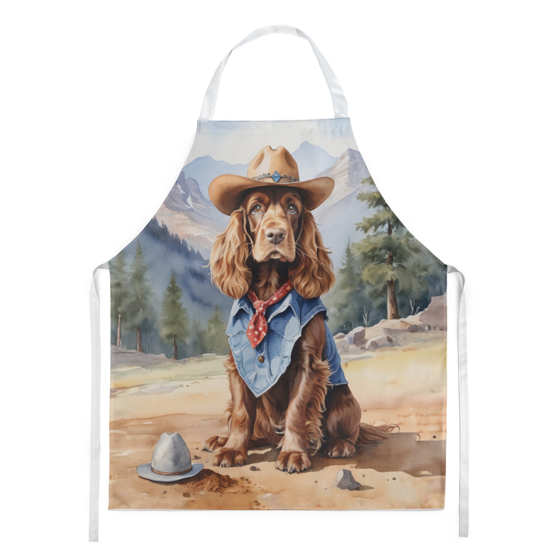 Buy this English Cocker Spaniel Cowboy Welcome Apron