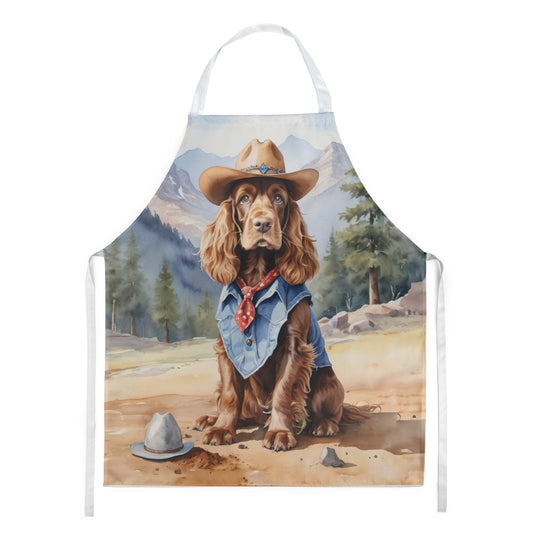 Buy this English Cocker Spaniel Cowboy Welcome Apron