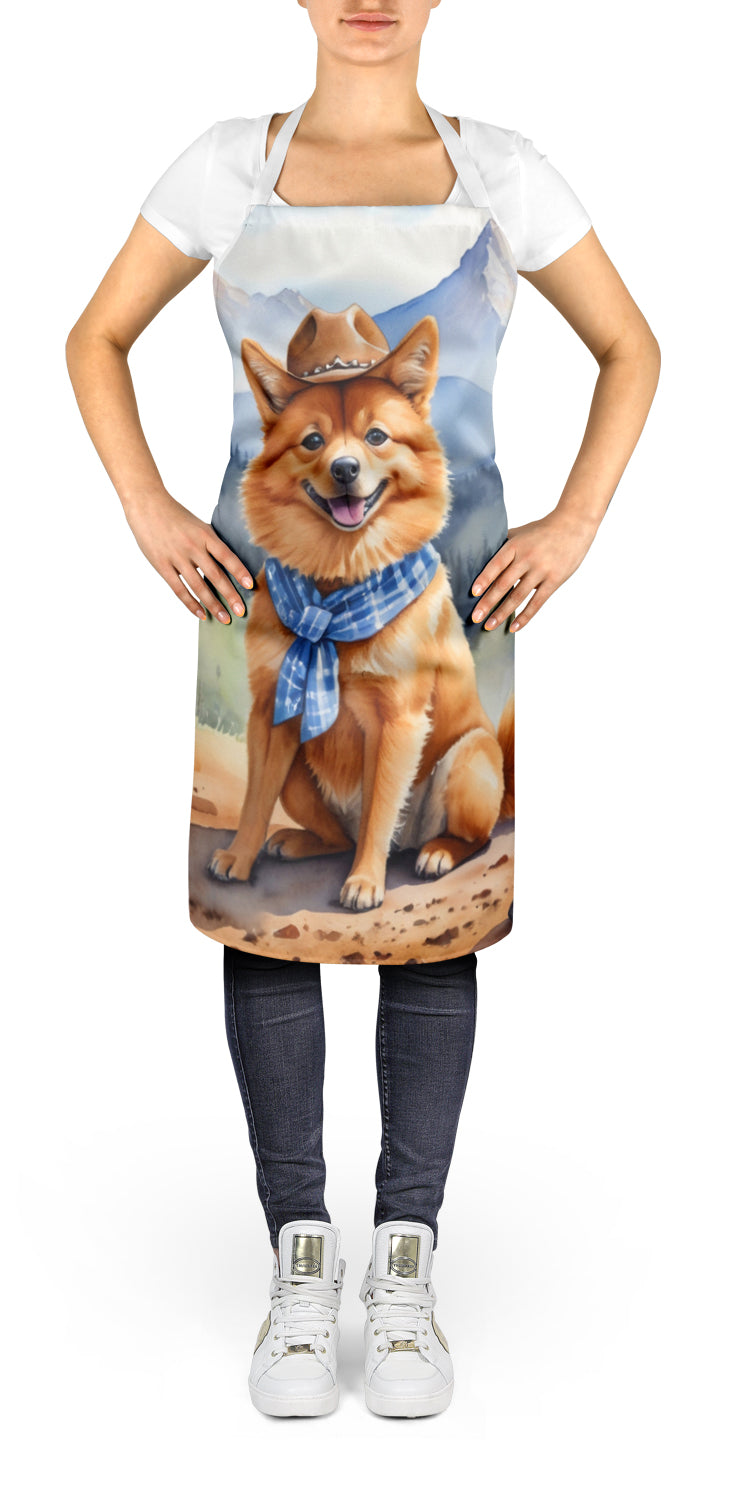 Finnish Spitz Cowboy Welcome Apron