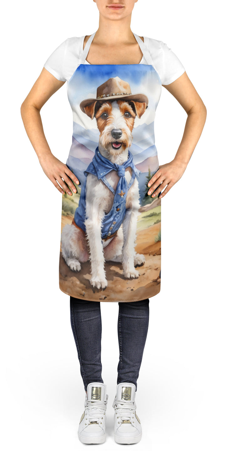 Fox Terrier Cowboy Welcome Apron