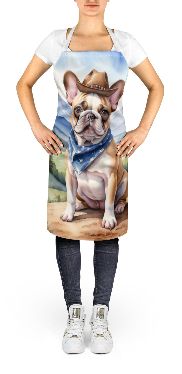 French Bulldog Cowboy Welcome Apron