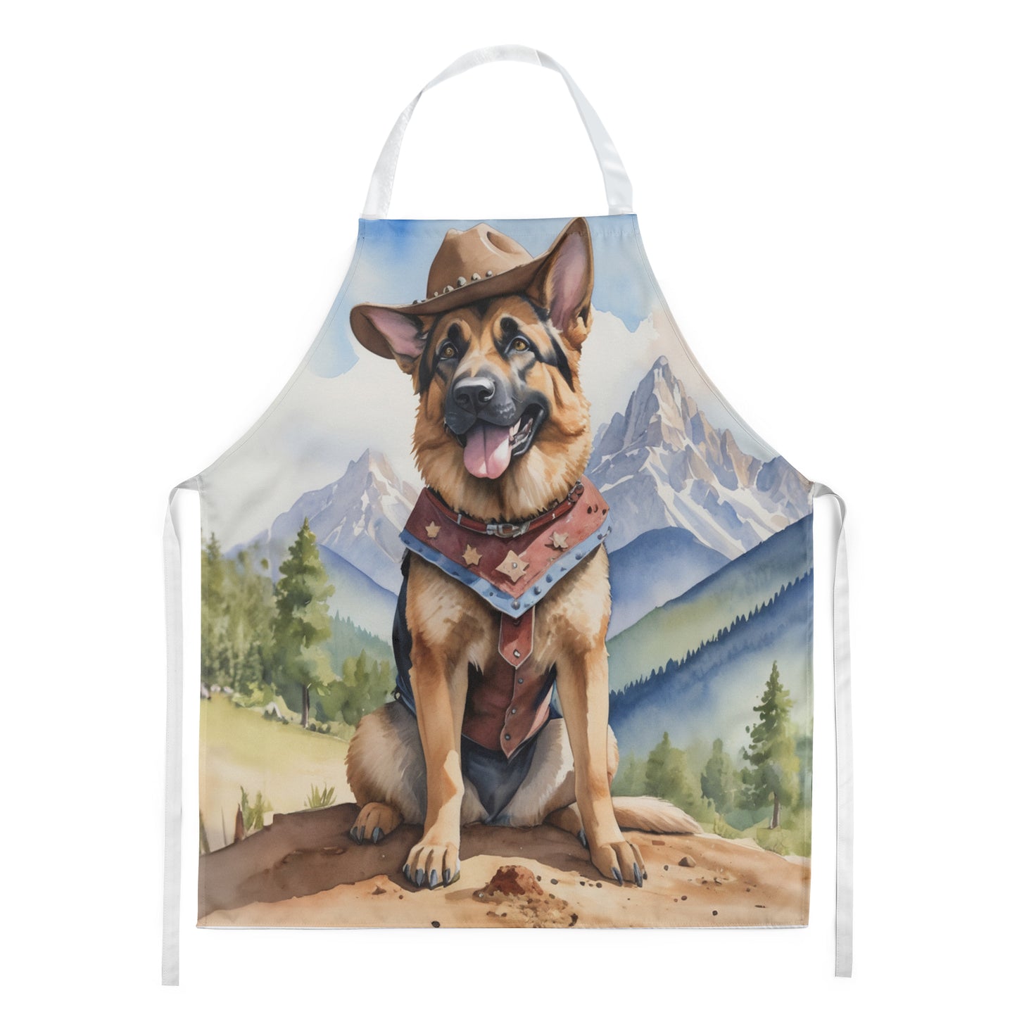 Buy this German Shepherd Cowboy Welcome Apron