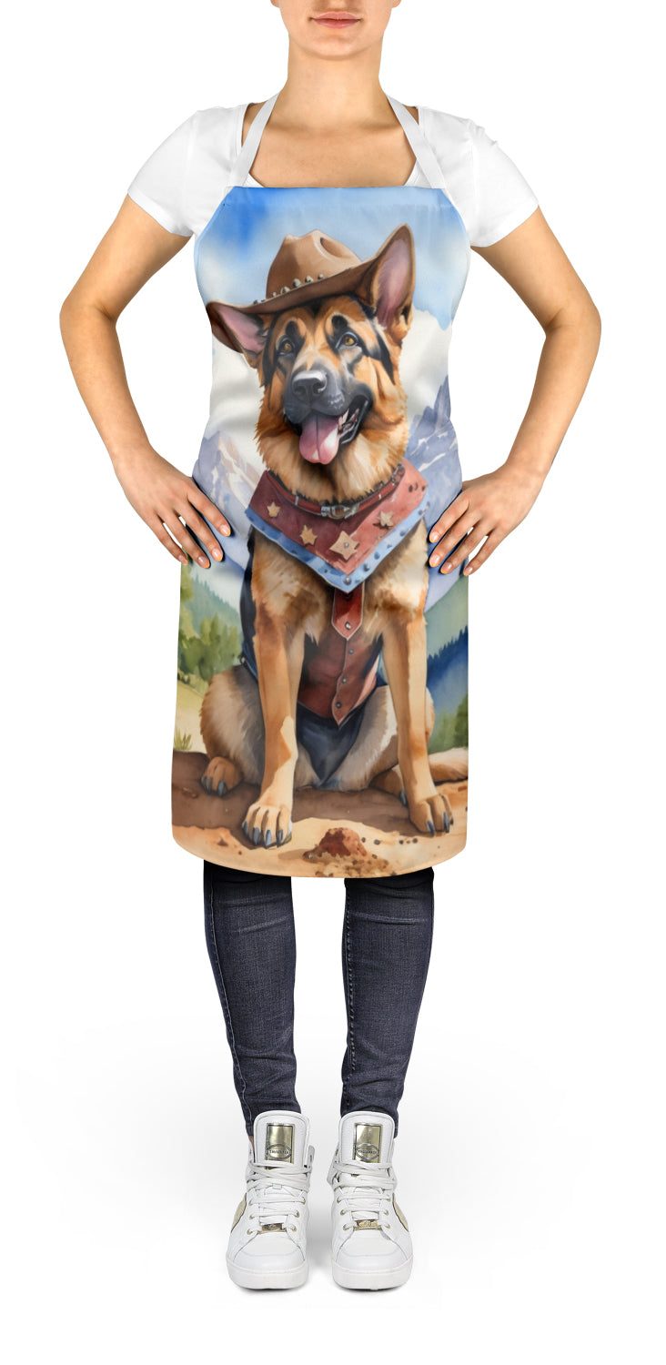 German Shepherd Cowboy Welcome Apron