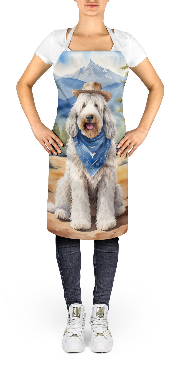 Komondor Cowboy Welcome Apron