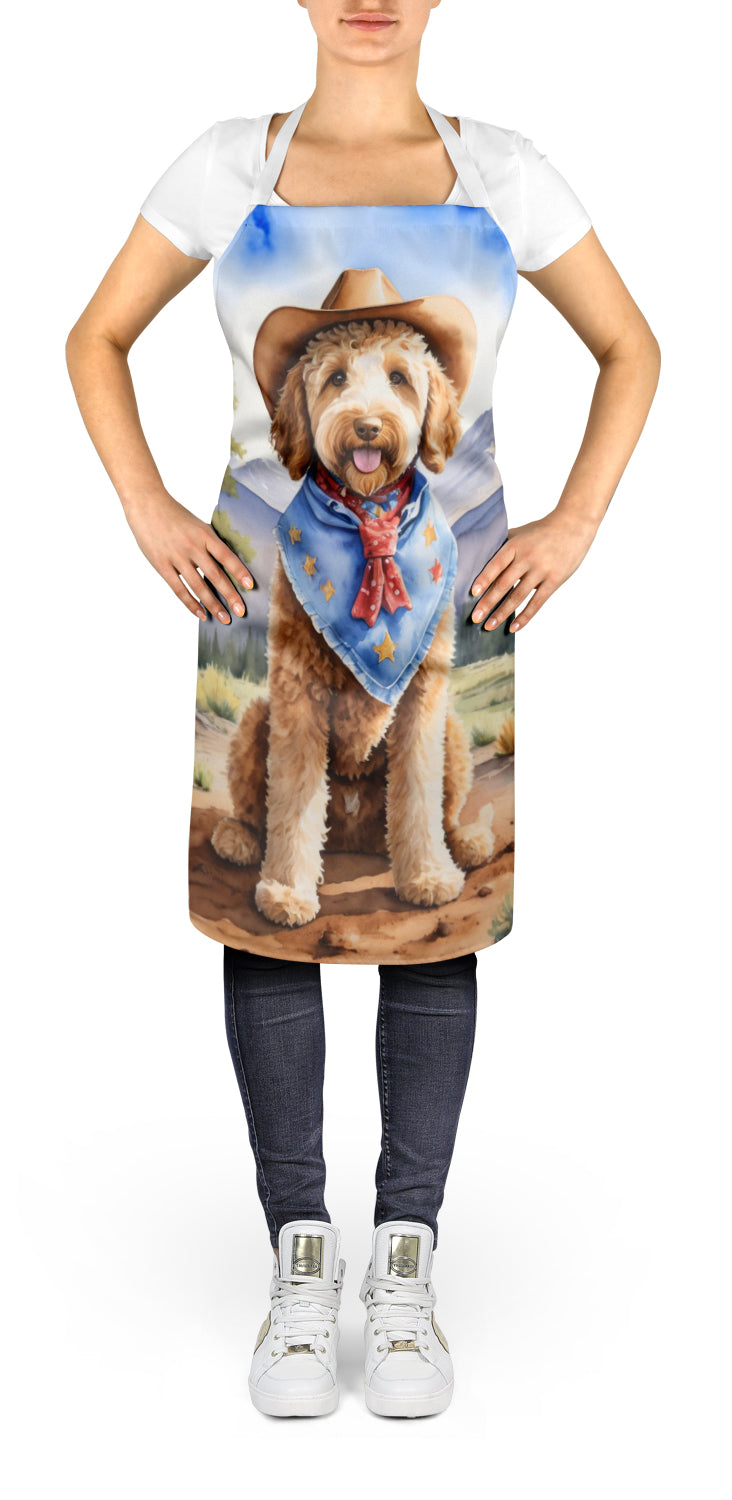 Labradoodle Cowboy Welcome Apron