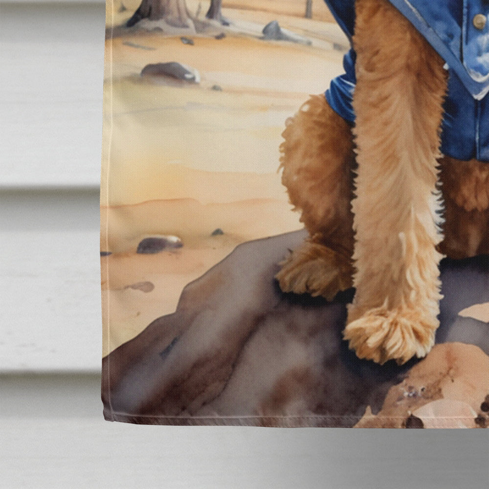 Lakeland Terrier Cowboy Welcome House Flag