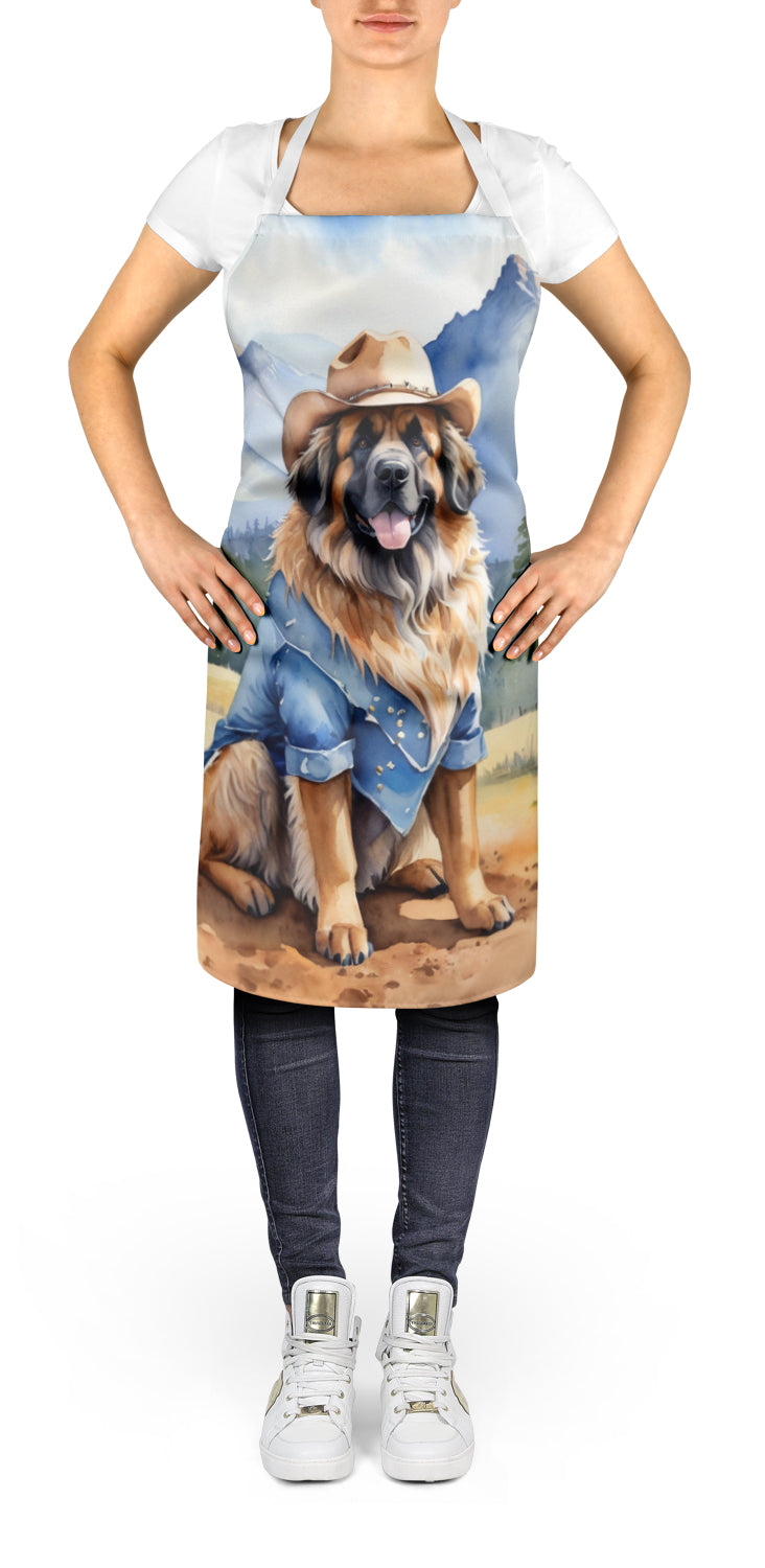 Leonberger Cowboy Welcome Apron