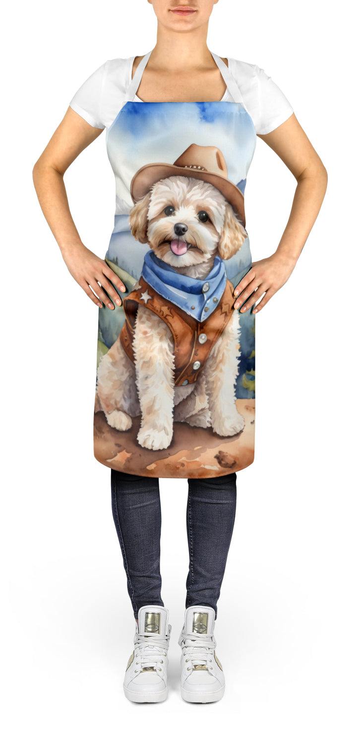 Maltipoo Cowboy Welcome Apron