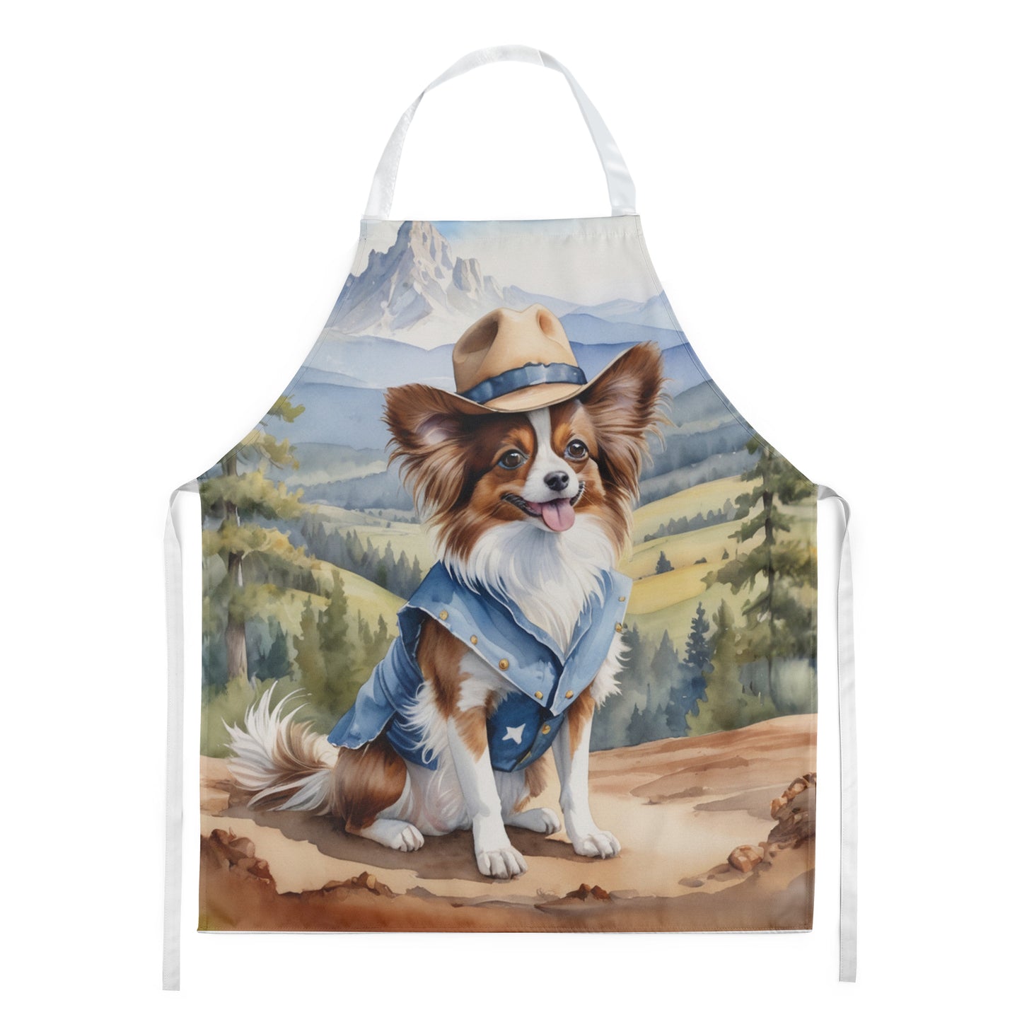 Buy this Papillon Cowboy Welcome Apron