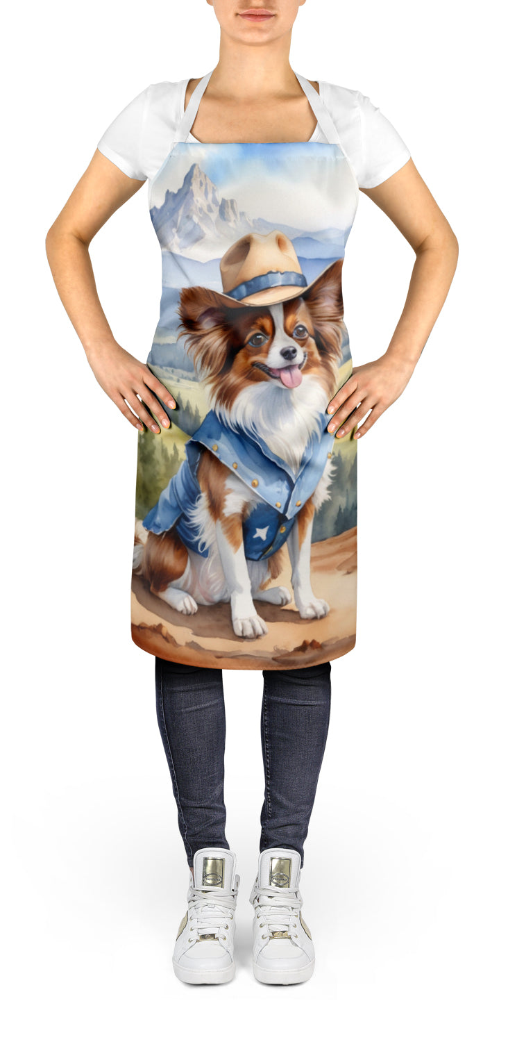 Papillon Cowboy Welcome Apron