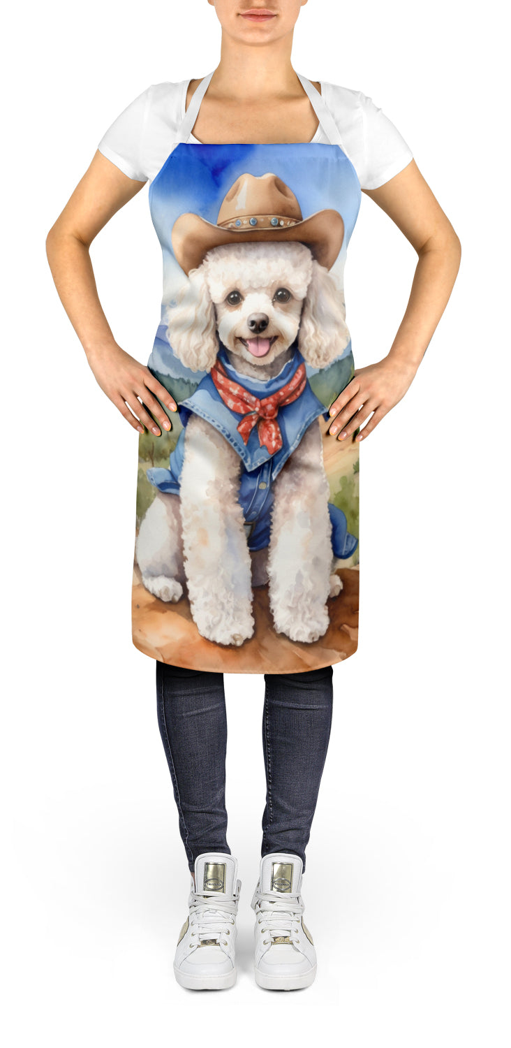 Poodle Cowboy Welcome Apron