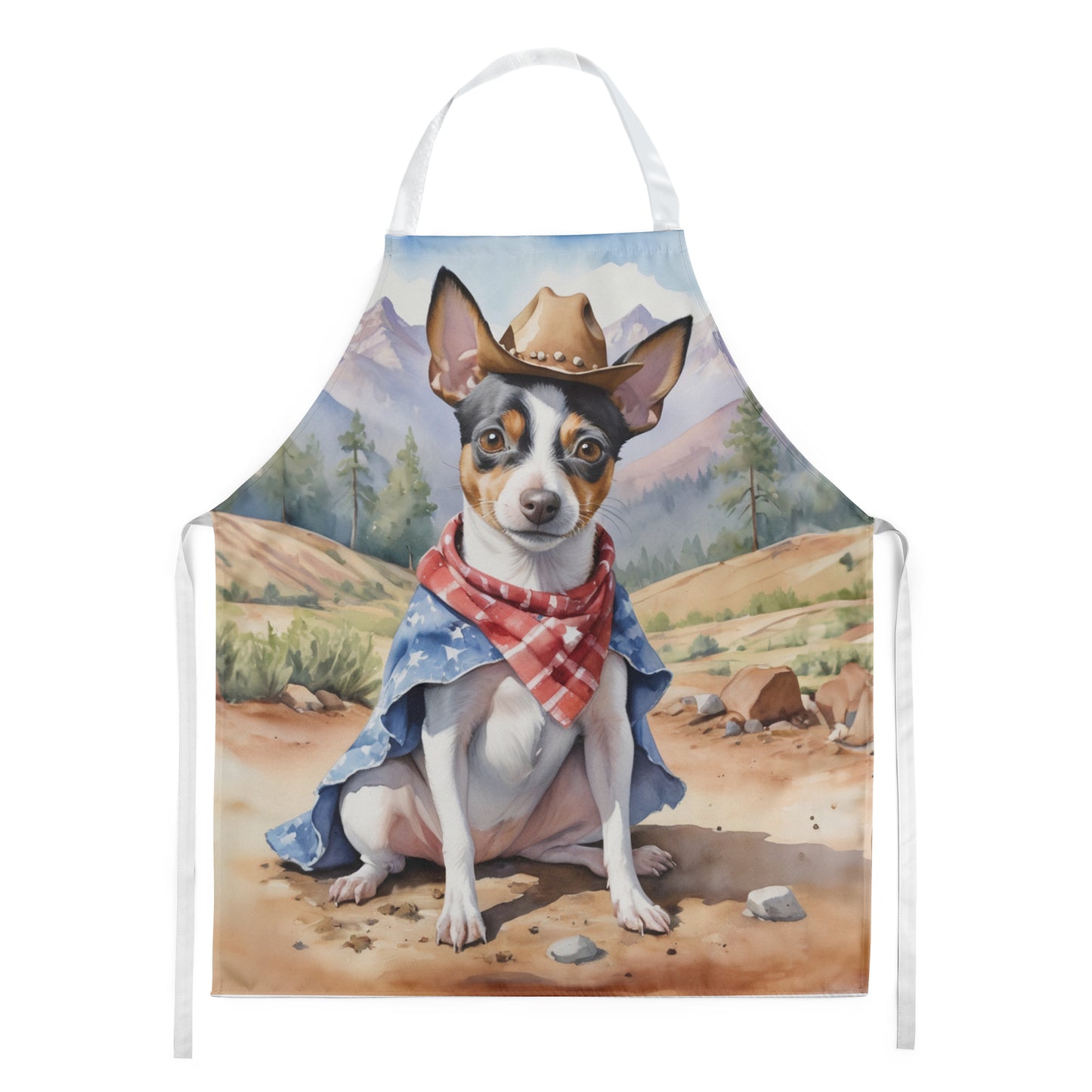 Buy this Rat Terrier Cowboy Welcome Apron