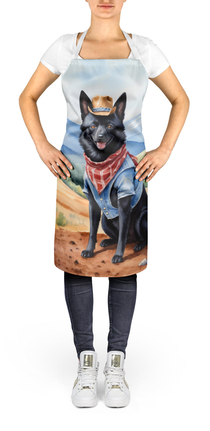 Schipperke Cowboy Welcome Apron