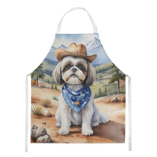 Buy this Shih Tzu Cowboy Welcome Apron