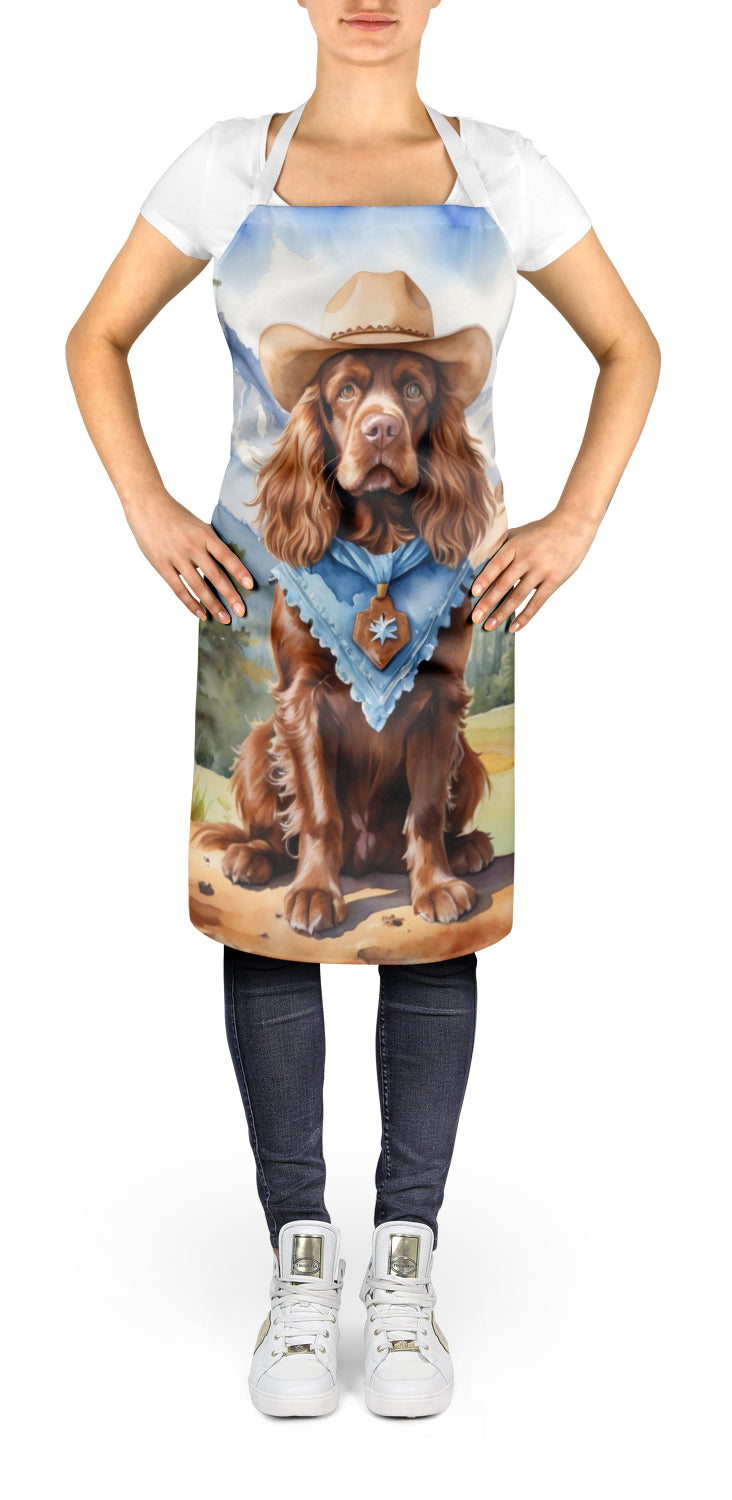 Sussex Spaniel Cowboy Welcome Apron