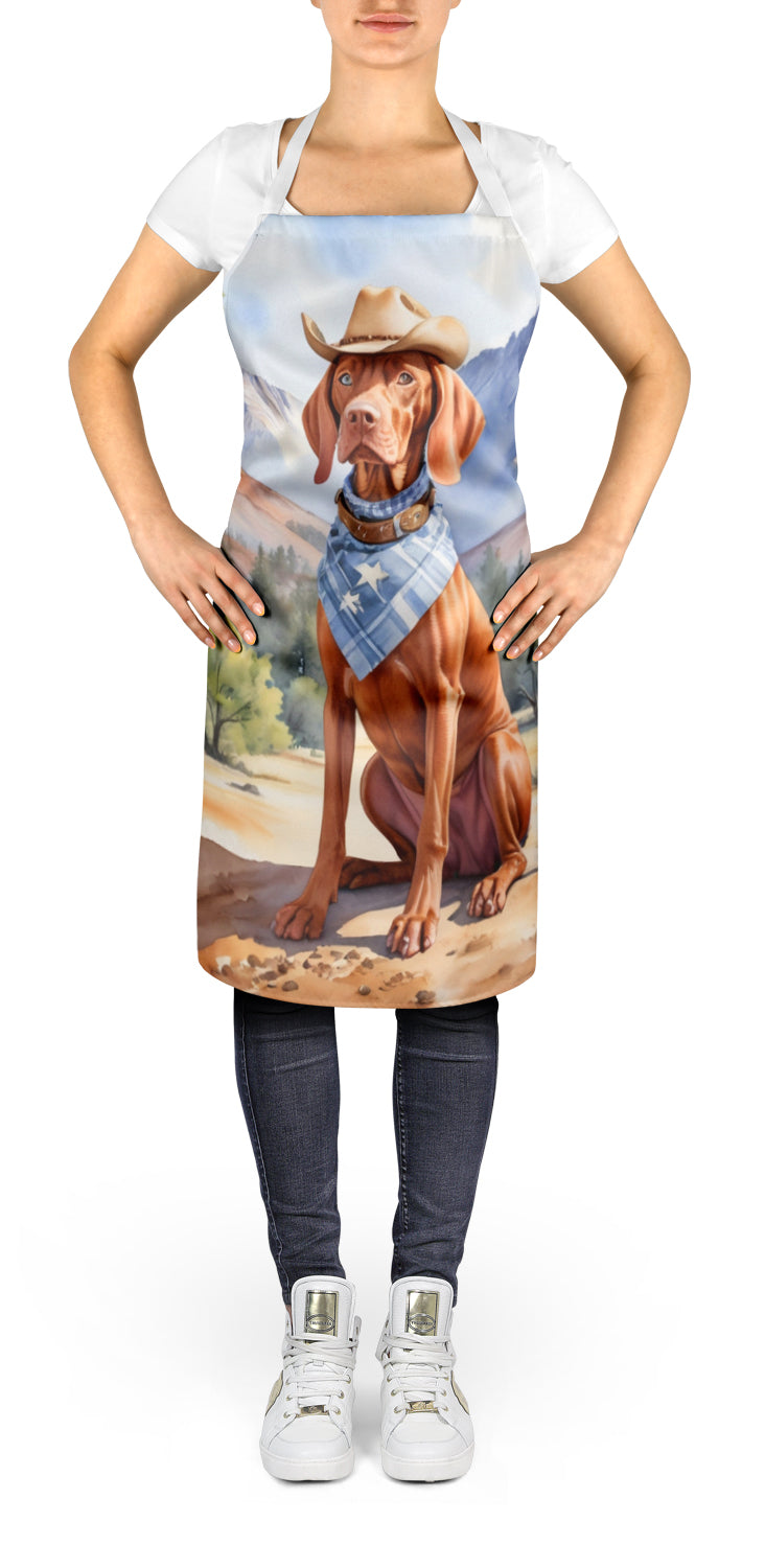 Vizsla Cowboy Welcome Apron