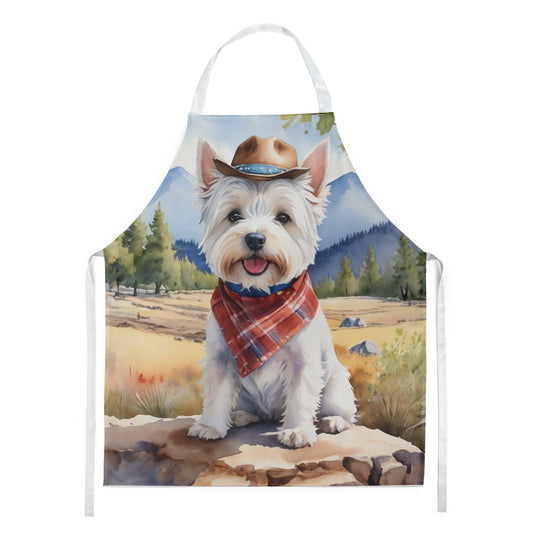 Buy this Westie Cowboy Welcome Apron