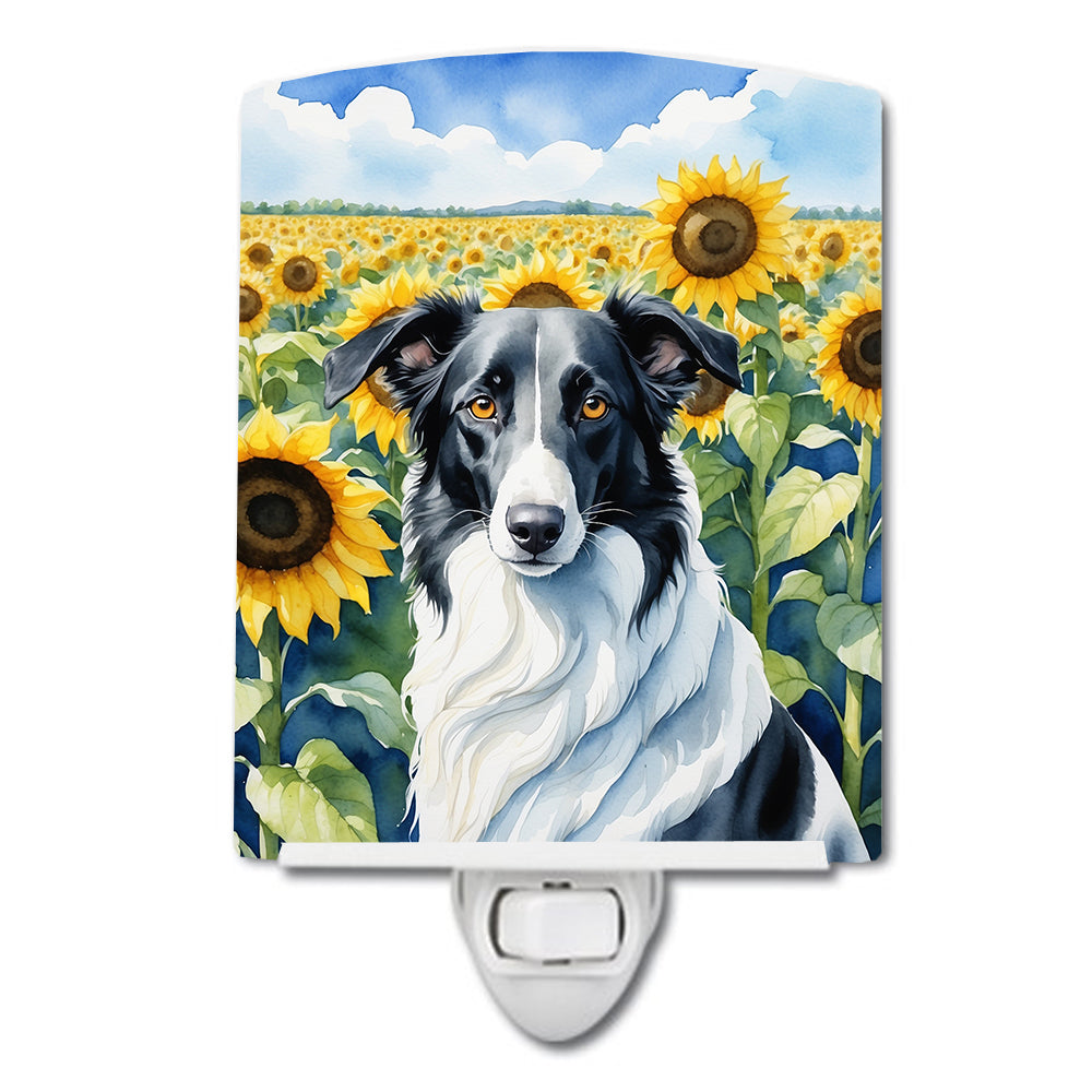 Buy this Borzoi in Sunflowers Ceramic Night Light