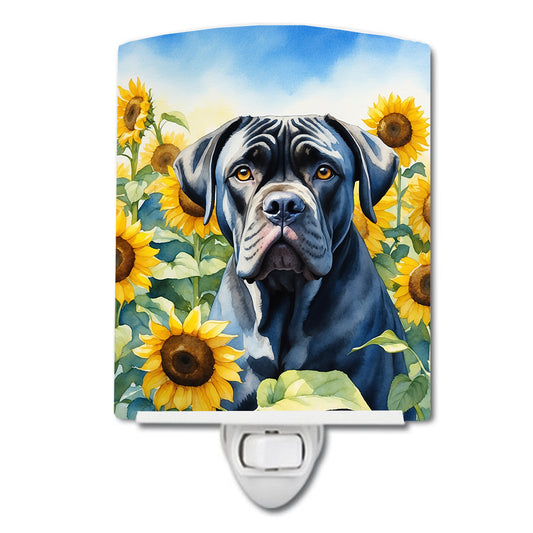 Buy this Cane Corso in Sunflowers Ceramic Night Light