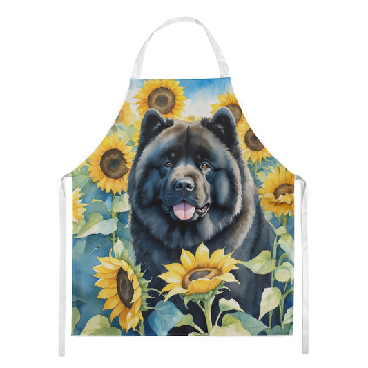 Buy this Chow Chow in Sunflowers Apron