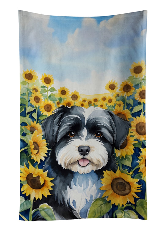 Buy this Havanese in Sunflowers Kitchen Towel