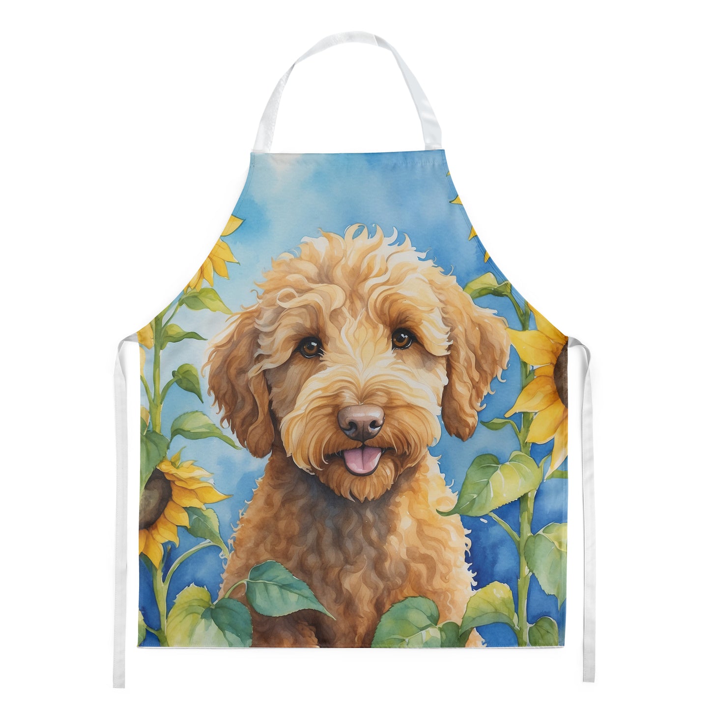 Buy this Labradoodle in Sunflowers Apron