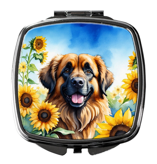 Buy this Leonberger in Sunflowers Compact Mirror