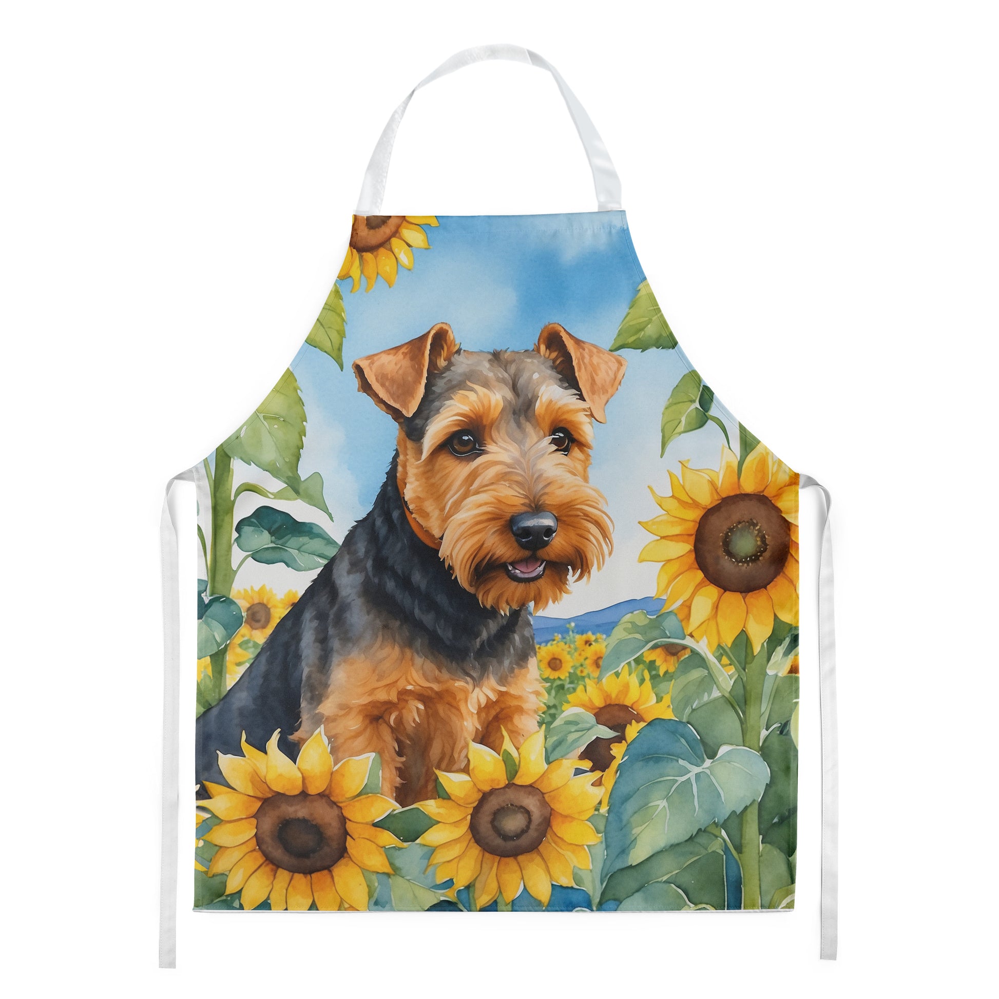 Buy this Welsh Terrier in Sunflowers Apron