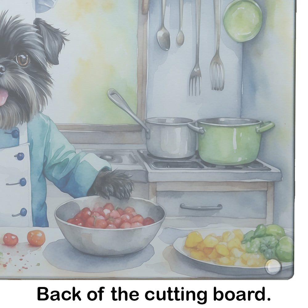 Affenpinscher The Chef Glass Cutting Board