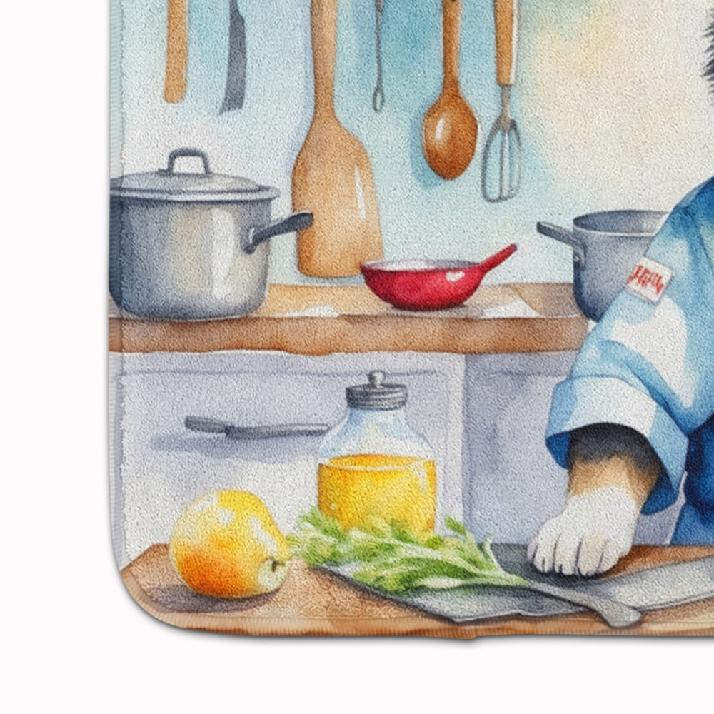 Alaskan Klee Kai The Chef Memory Foam Kitchen Mat