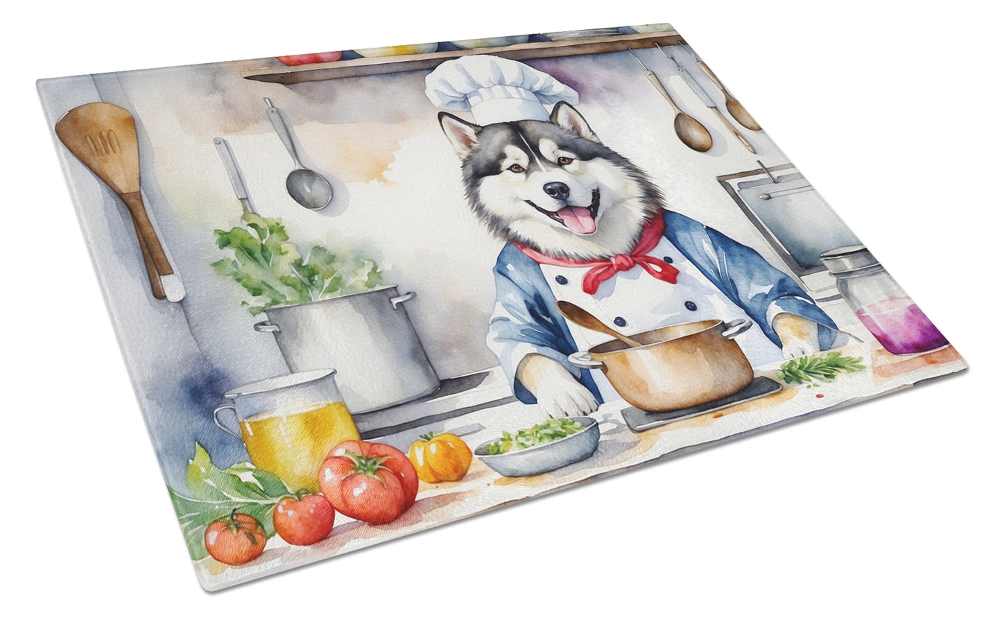 Buy this Alaskan Malamute The Chef Glass Cutting Board