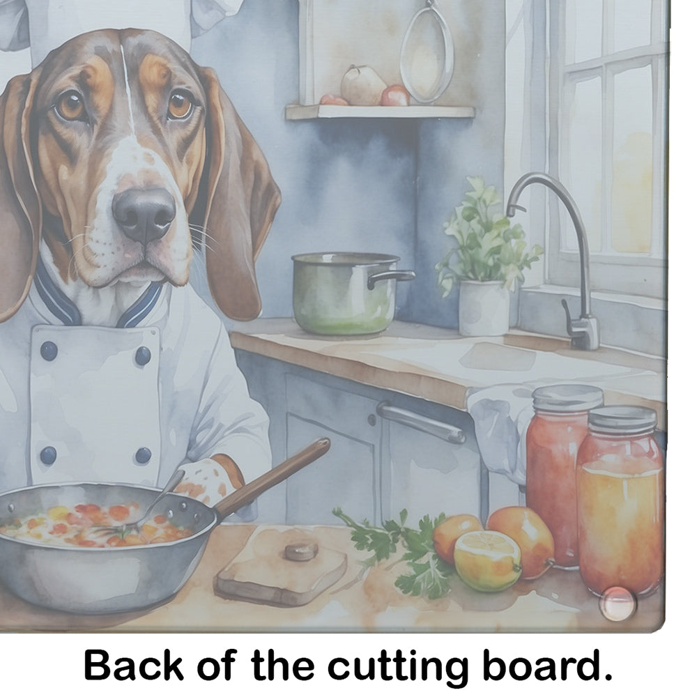 American English Coonhound The Chef Glass Cutting Board