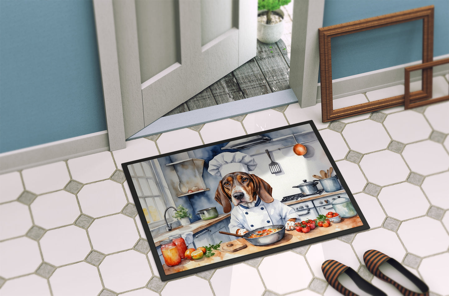 American English Coonhound The Chef Doormat